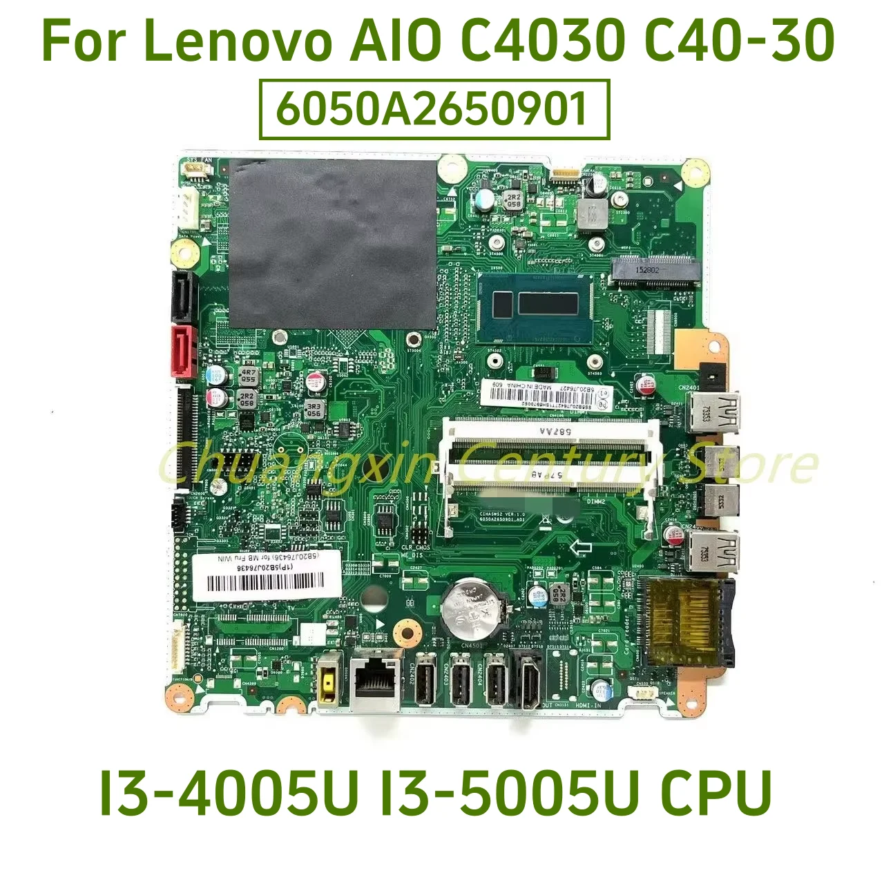 5B20J76427 is suitable for Lenovo C40-30 integrated 6050A2650901 I3-4005U I3-5005 CPU UMA 100% test shipment
5B20J76427 is suitable for Lenovo C40-30 integrated 6050A2650901 I3-4005U I3-5005 CPU UMA 100% test shipment