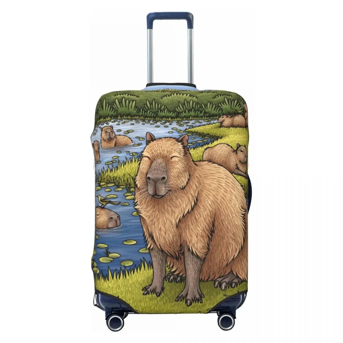 Изготовленный на заказ чехол для багажа Capybaras, модный защитный чехол для чемодана, костюм для 18-32 дюймов
Изготовленный на заказ чехол для багажа Capybaras, модный защитный чехол для чемодана, костюм для 18-32 дюймов
