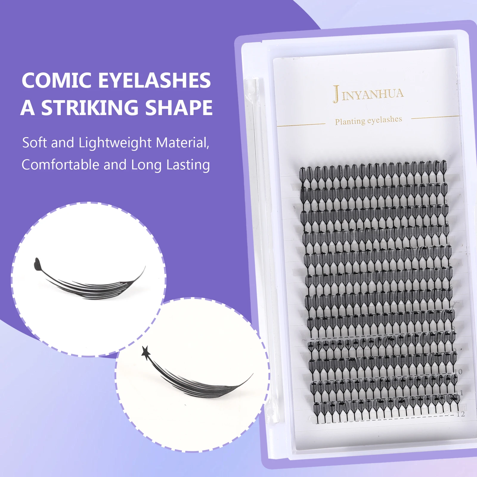 Premade Spire Eyelash Extensions Feather Shape Manga Anime Individual Lashes Volume Soft Flat Root Spikes Fans Wings Eyelashes
Premade Spire Eyelash Extensions Feather Shape Manga Anime Individual Lashes Volume Soft Flat Root Spikes Fans Wings Eyelashes