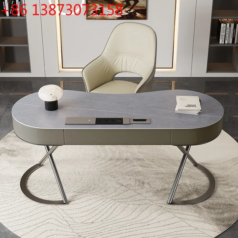 Italian minimalist rock slab desk modern light luxury high-end study desk home bedroom writing desk
Italian minimalist rock slab desk modern light luxury high-end study desk home bedroom writing desk