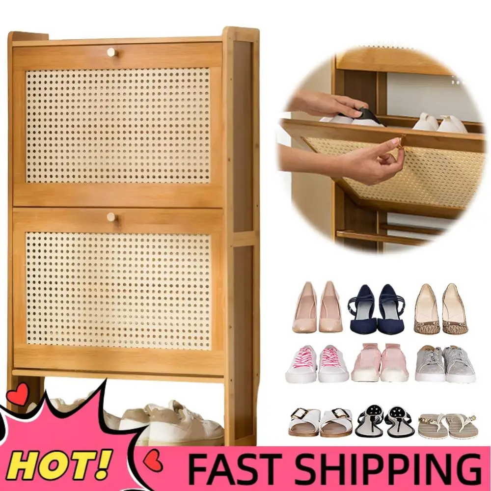 Slim Shoe Cabinet Large Capacity Free Standing Shoe Rack Wear Resist Adjustable Shelves Rack for Hallway Living Room Or Bedroom
Slim Shoe Cabinet Large Capacity Free Standing Shoe Rack Wear Resist Adjustable Shelves Rack for Hallway Living Room Or Bedroom