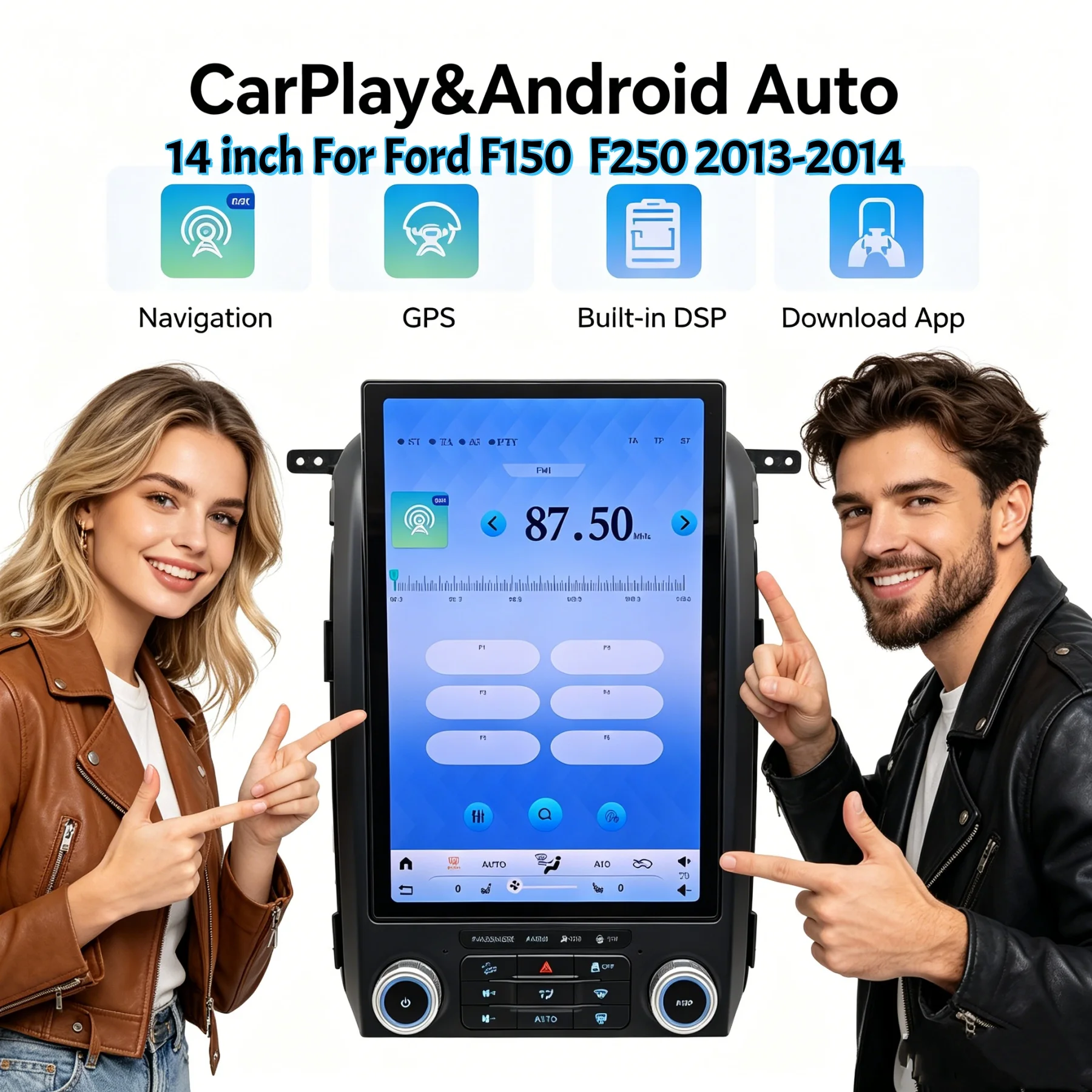 14 inch Car Radio GPS Auto Head Unit Manual Android For Ford F-150 F250 Raptor 2009 -2014 Screen Navi Multimedia Video Player
14 inch Car Radio GPS Auto Head Unit Manual Android For Ford F-150 F250 Raptor 2009 -2014 Screen Navi Multimedia Video Player