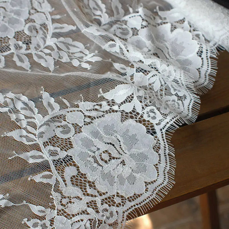 3M High - quality Eyelash Lace 29cm Wide for Clothing Wedding Dress Handmade DIY Lace Fabric Ideal for Clothing Accessories Sets
3M High - quality Eyelash Lace 29cm Wide for Clothing Wedding Dress Handmade DIY Lace Fabric Ideal for Clothing Accessories Sets