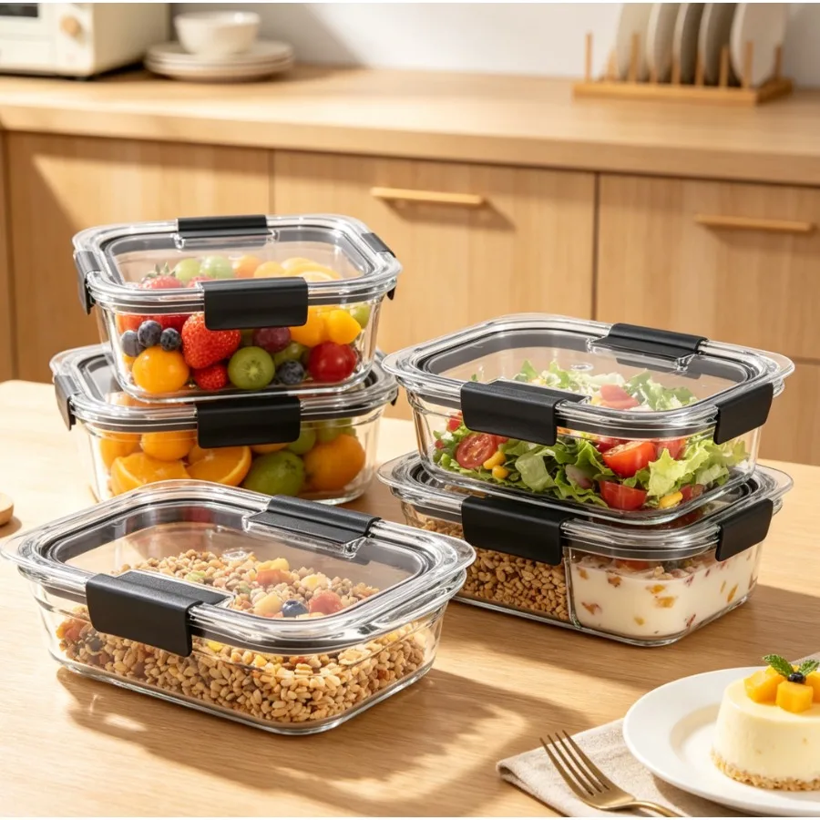 Brilliance Glass Variety Set of 4 Food Storage Containers with Latching Lids
Brilliance Glass Variety Set of 4 Food Storage Containers with Latching Lids