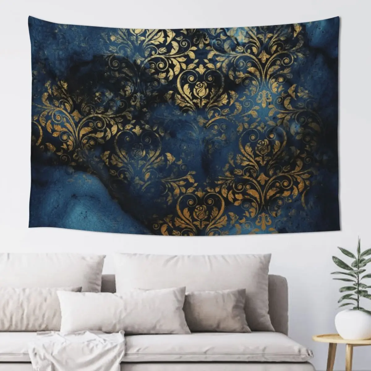 Indigo Blue Shiny Gold Damask Tapestry Room Decorations Aesthetic Bedrooms Decor House Decoration Aesthetic Home Decor Tapestry
Indigo Blue Shiny Gold Damask Tapestry Room Decorations Aesthetic Bedrooms Decor House Decoration Aesthetic Home Decor Tapestry