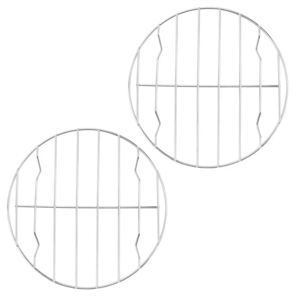 2Pcs Stainless Steel BBQ Grilling Rack Lightweight Round Grill Pizza Baking Fish Roast Meat Net Cooling
2Pcs Stainless Steel BBQ Grilling Rack Lightweight Round Grill Pizza Baking Fish Roast Meat Net Cooling