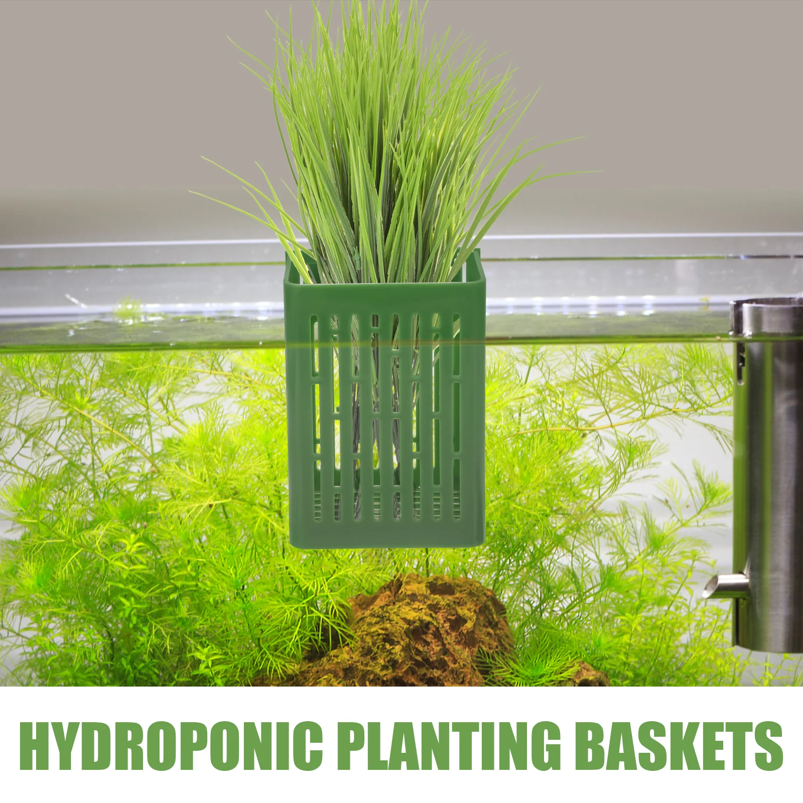 2 Pcs Green Aquatic Planting Baskets Hydroponic Cultivation Holders Net Pots Fish Tank Decor Accessories Plastic Planter Cups
2 Pcs Green Aquatic Planting Baskets Hydroponic Cultivation Holders Net Pots Fish Tank Decor Accessories Plastic Planter Cups