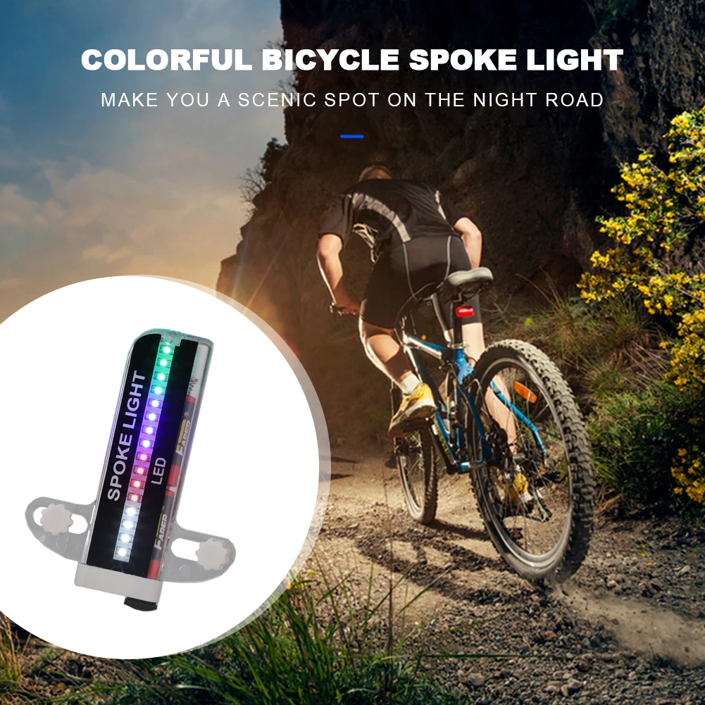 32LED Bike Wheel Spoke Light Colorful Bicycle Tyre Tire Flash Lights Easy Installation Disassembly for Night Cycling
32LED Bike Wheel Spoke Light Colorful Bicycle Tyre Tire Flash Lights Easy Installation Disassembly for Night Cycling