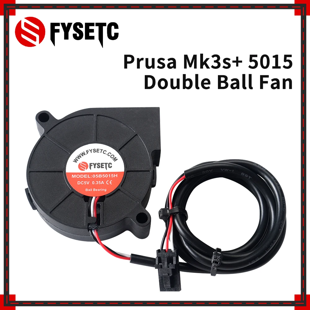 5pcs Prusa i3 MK3 3D Printer Parts DC 5V 5015 Blow Radial Cooling Fan Hydraulic Sleeve Bearing Front Print Fan Cooler Radiator
5pcs Prusa i3 MK3 3D Printer Parts DC 5V 5015 Blow Radial Cooling Fan Hydraulic Sleeve Bearing Front Print Fan Cooler Radiator