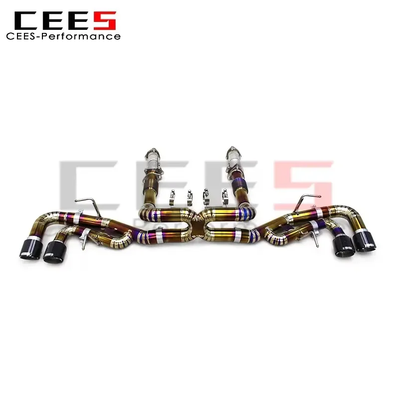 CEES High Performance Titanium Alloy Catback Exhaust for Chevrolet CORVETTE C8 6.2L 2019-2024 Car Exhaust Muffler Escape Pipe
CEES High Performance Titanium Alloy Catback Exhaust for Chevrolet CORVETTE C8 6.2L 2019-2024 Car Exhaust Muffler Escape Pipe