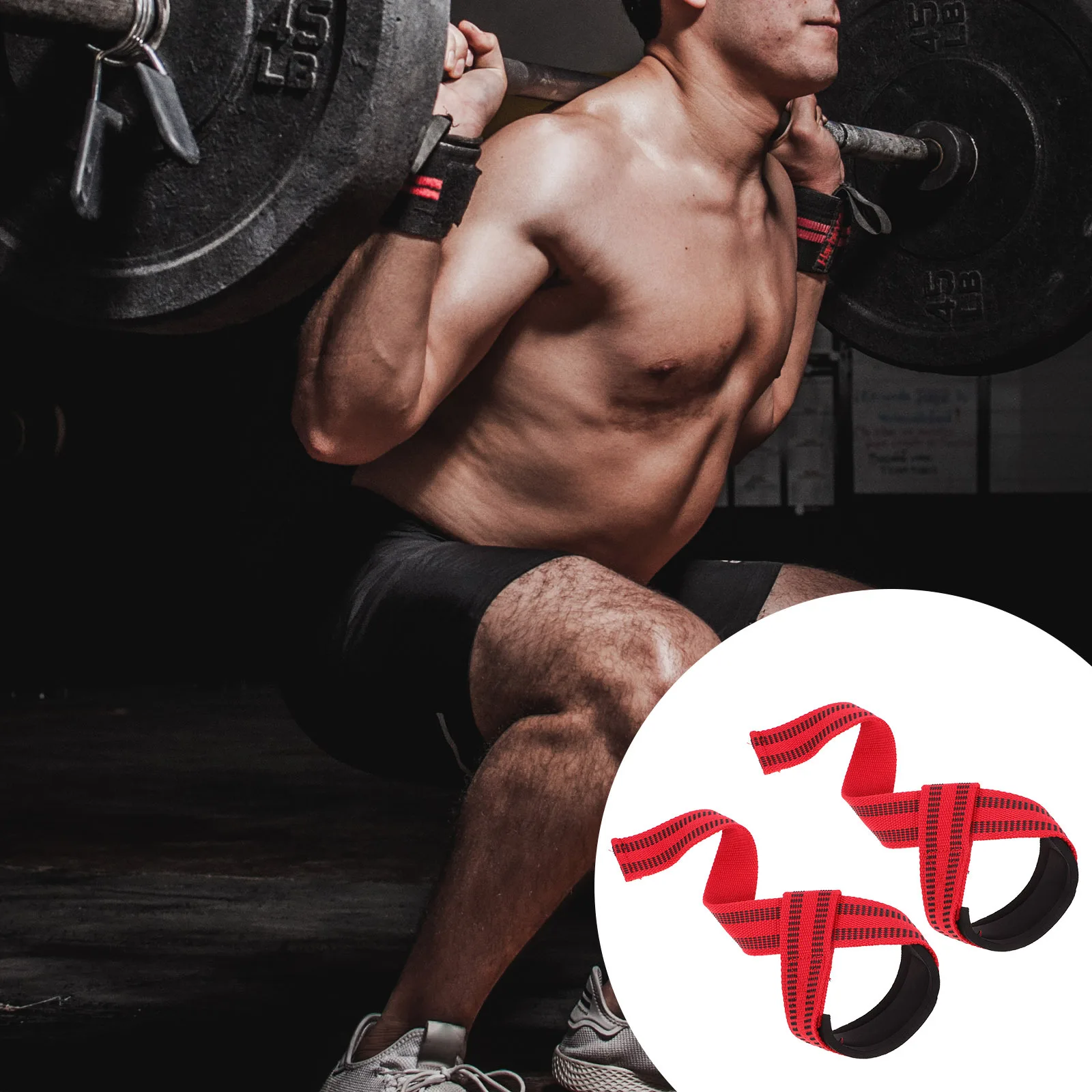 2Pcs Workout Wrist Support Stylish Flexible Weightlifting Wrist Brace Deadlift Grip Grip Strap Strap for Weight Lifting
2Pcs Workout Wrist Support Stylish Flexible Weightlifting Wrist Brace Deadlift Grip Grip Strap Strap for Weight Lifting