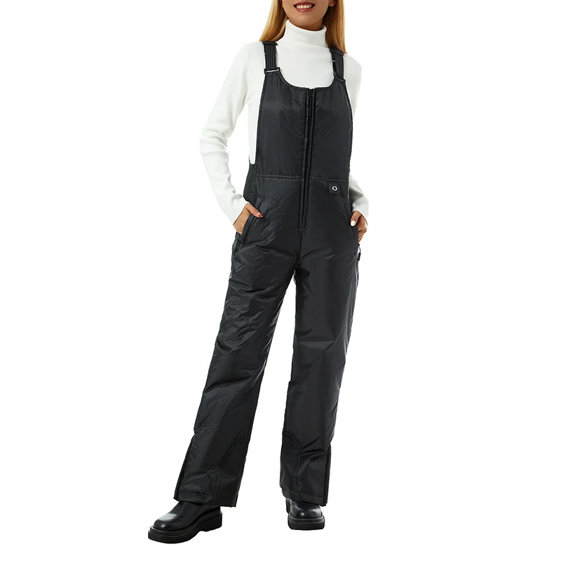 Women's Sleeveless Ski Overalls Adjustable Shoulder Strap Jumpsuit Winter Solid Color Side Pocket Long Pants
Women's Sleeveless Ski Overalls Adjustable Shoulder Strap Jumpsuit Winter Solid Color Side Pocket Long Pants