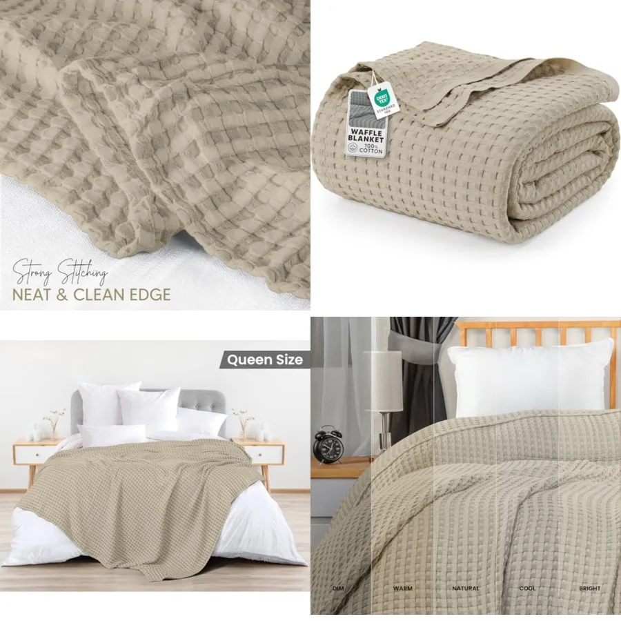 00 Cotton Waffle Weave Blanket Size for Bed - Lightweight, Breathable Summer Blankets Soft and Cozy, Gifts for Women Home Room
00 Cotton Waffle Weave Blanket Size for Bed - Lightweight, Breathable Summer Blankets Soft and Cozy, Gifts for Women Home Room