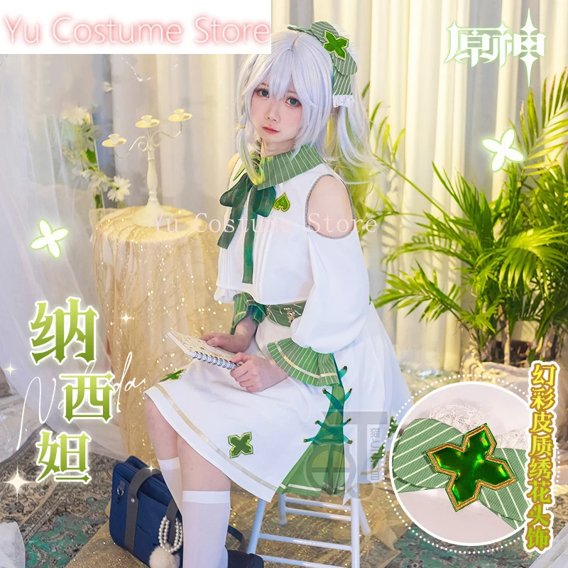 Yu Anime! Genshin Impact Nahida Game Suit Fashion Lovely Uniform Cosplay Costume Halloween Party Outfit Women Daily Clothing
Yu Anime! Genshin Impact Nahida Game Suit Fashion Lovely Uniform Cosplay Costume Halloween Party Outfit Women Daily Clothing