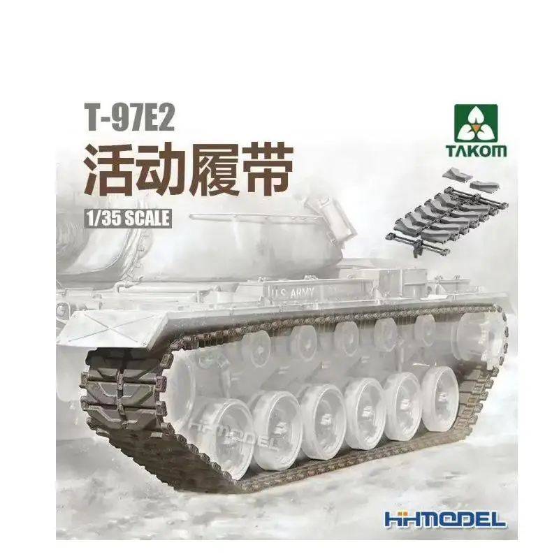 Сборочная модель TAKOM 2163, масштаб 1/35, рабочие гусеницы T-97E2 для семьи M48/M60
Сборочная модель TAKOM 2163, масштаб 1/35, рабочие гусеницы T-97E2 для семьи M48/M60