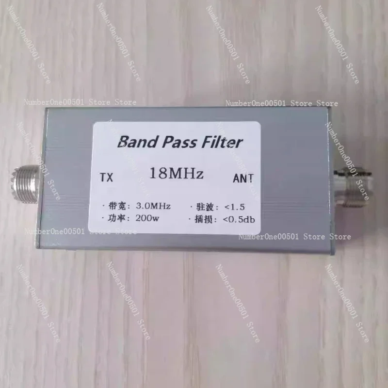 18MHz High Isolation Bandpass Filter BPF Short Wave Communication Dedicated M Female Socket Interface
18MHz High Isolation Bandpass Filter BPF Short Wave Communication Dedicated M Female Socket Interface