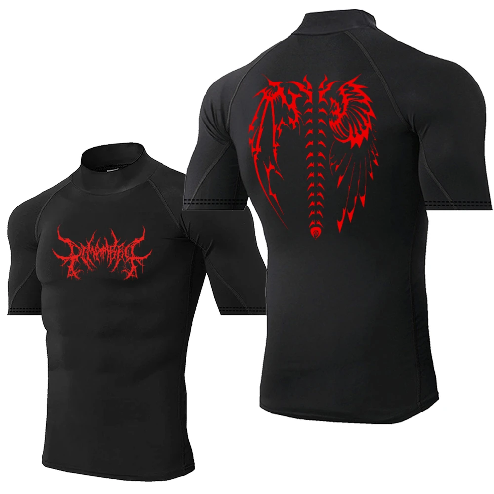 Men's Trendy Personalized Wing Printed Fitness Suit Thin Quick-drying Tight Sportswear Short-sleeved Training Compressed T-shirt
Men's Trendy Personalized Wing Printed Fitness Suit Thin Quick-drying Tight Sportswear Short-sleeved Training Compressed T-shirt