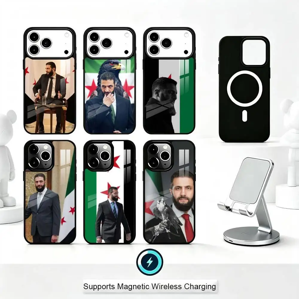 Ahmed al-Sharaa Syrian Syria Flag Phone Case For iPhone17,16,15,14,13,12,11 Plus,Pro Compatible with magnetic wireless charging
Ahmed al-Sharaa Syrian Syria Flag Phone Case For iPhone17,16,15,14,13,12,11 Plus,Pro Compatible with magnetic wireless charging
