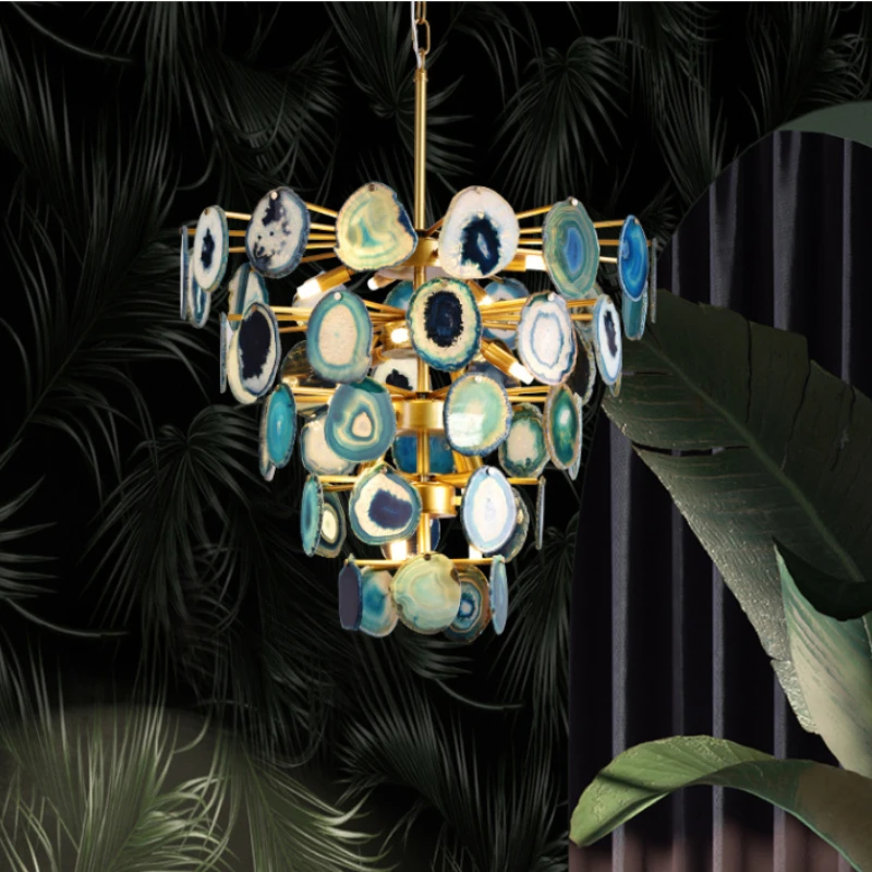 Nordic Agate Colored LED Ceiling Chandeliers Lighting Living Room Dining Study Bedroom Home Decoration Pendant Lamp
Nordic Agate Colored LED Ceiling Chandeliers Lighting Living Room Dining Study Bedroom Home Decoration Pendant Lamp