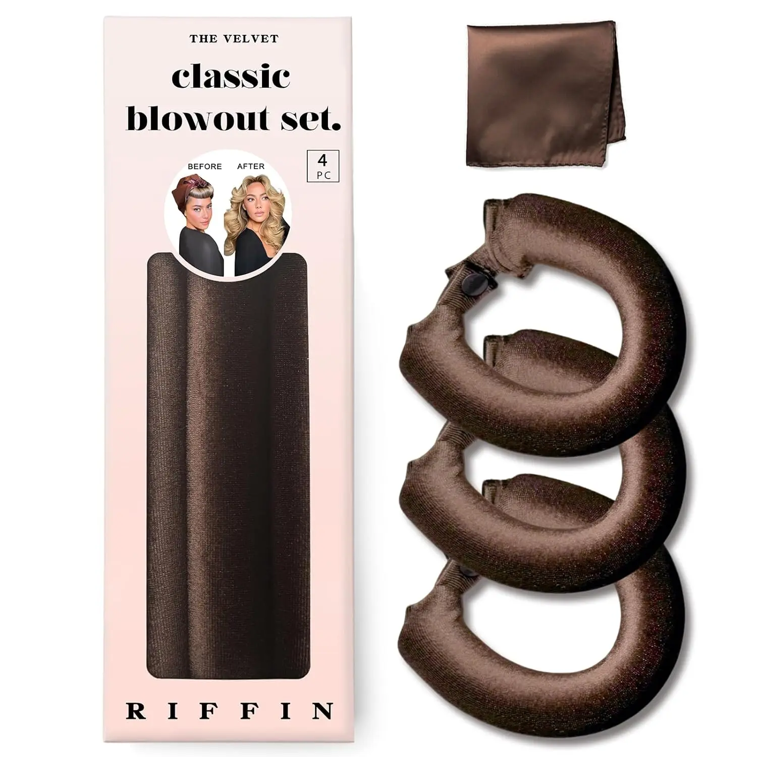 Classic Heatless Curls Overnight Rods - Upgraded Directional Grip Velvet Heatless Hair Curler to Sleep in No Heat Heatless Curli
Classic Heatless Curls Overnight Rods - Upgraded Directional Grip Velvet Heatless Hair Curler to Sleep in No Heat Heatless Curli