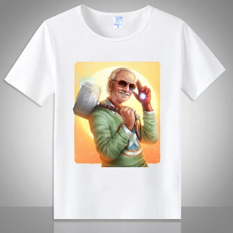 Marvel Has Authorized A Short-sleeved Man with Pure Cotton Print To Commemorate The 10th Anniversary of Iron Man Stan Lee
Marvel Has Authorized A Short-sleeved Man with Pure Cotton Print To Commemorate The 10th Anniversary of Iron Man Stan Lee