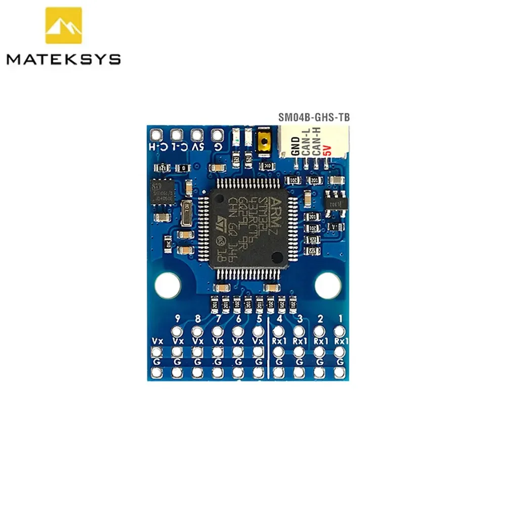 MATEK CAN-L4-PWM AP_PERIPH DRONECAN TO PWM ADAPTER ArudPilot Turn PWM Servos In CAN Servos DShot Capable ESCs In CAN ESCs
MATEK CAN-L4-PWM AP_PERIPH DRONECAN TO PWM ADAPTER ArudPilot Turn PWM Servos In CAN Servos DShot Capable ESCs In CAN ESCs