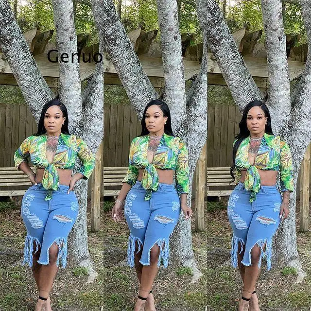 2021 Summer Bermuda Shorts Women Ripped Cotton Knee Length High Waist Casual Denim Shorts Ladies Blue Sexy Straight Jean Shorts
2021 Summer Bermuda Shorts Women Ripped Cotton Knee Length High Waist Casual Denim Shorts Ladies Blue Sexy Straight Jean Shorts