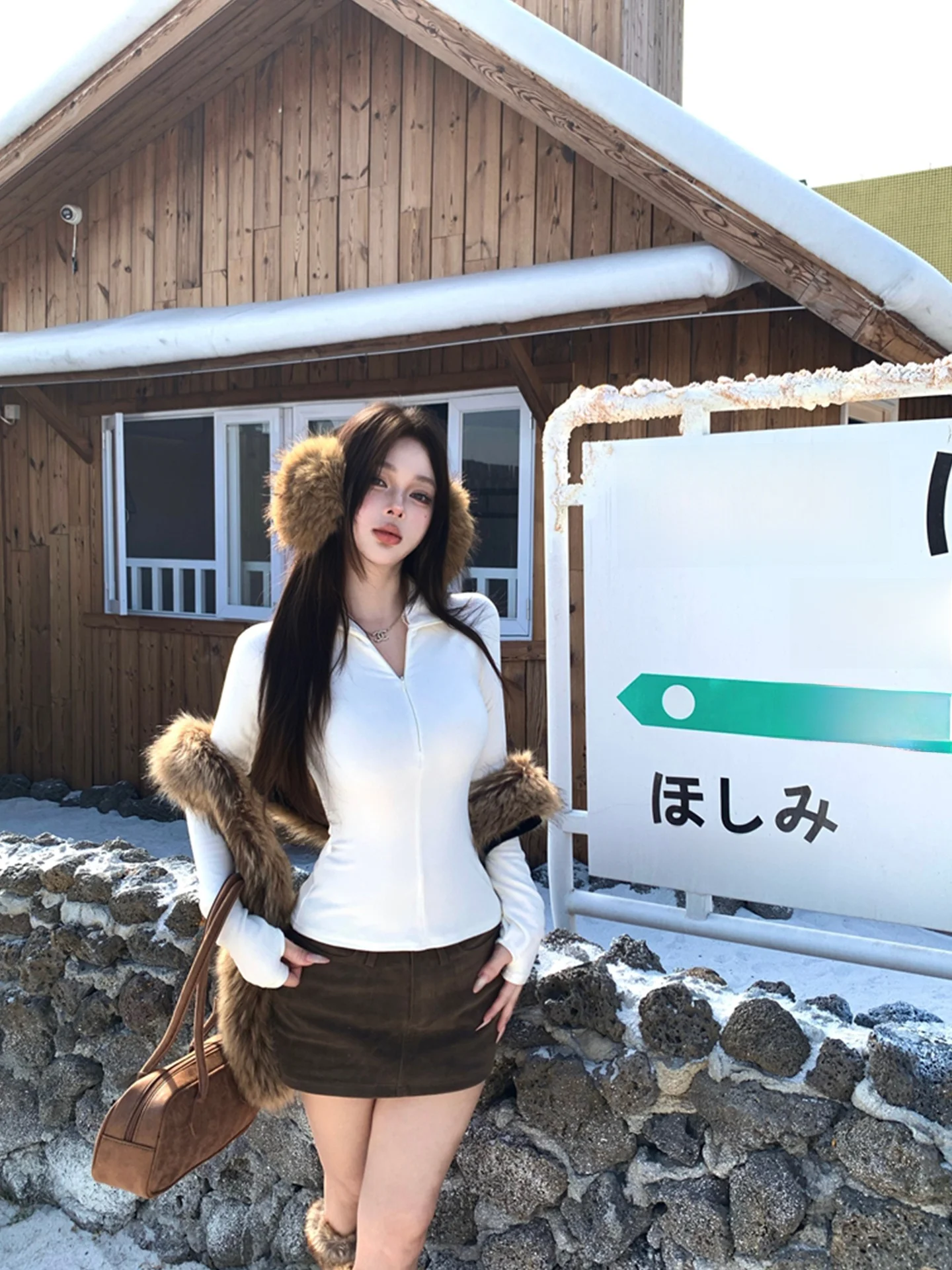 American Sle Hot Girl Zipper Stand Collar White Base irt Women's Autumn Winter Slimming Warm Inner Wear T-irt Casual Sle
American Sle Hot Girl Zipper Stand Collar White Base irt Women's Autumn Winter Slimming Warm Inner Wear T-irt Casual Sle