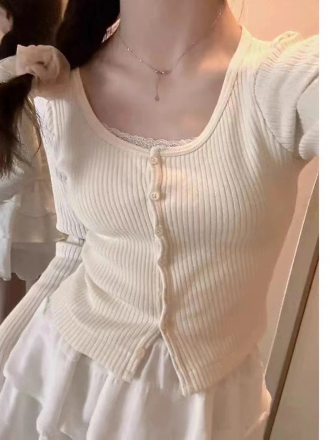 Women's Knitted Cardigan Long Sve Layering Top BM Sle Pure Desire Light Beige Cotton Comfortable Fit Commute Sle
Women's Knitted Cardigan Long Sve Layering Top BM Sle Pure Desire Light Beige Cotton Comfortable Fit Commute Sle