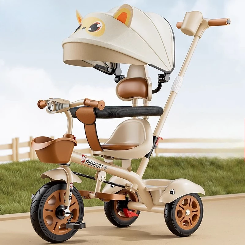 Hand-pushed Music Children's Tricycle Three-wheeled Baby Strollers Lightweight Baby Bicycle Multi-purpose Children's Bicycle
Hand-pushed Music Children's Tricycle Three-wheeled Baby Strollers Lightweight Baby Bicycle Multi-purpose Children's Bicycle