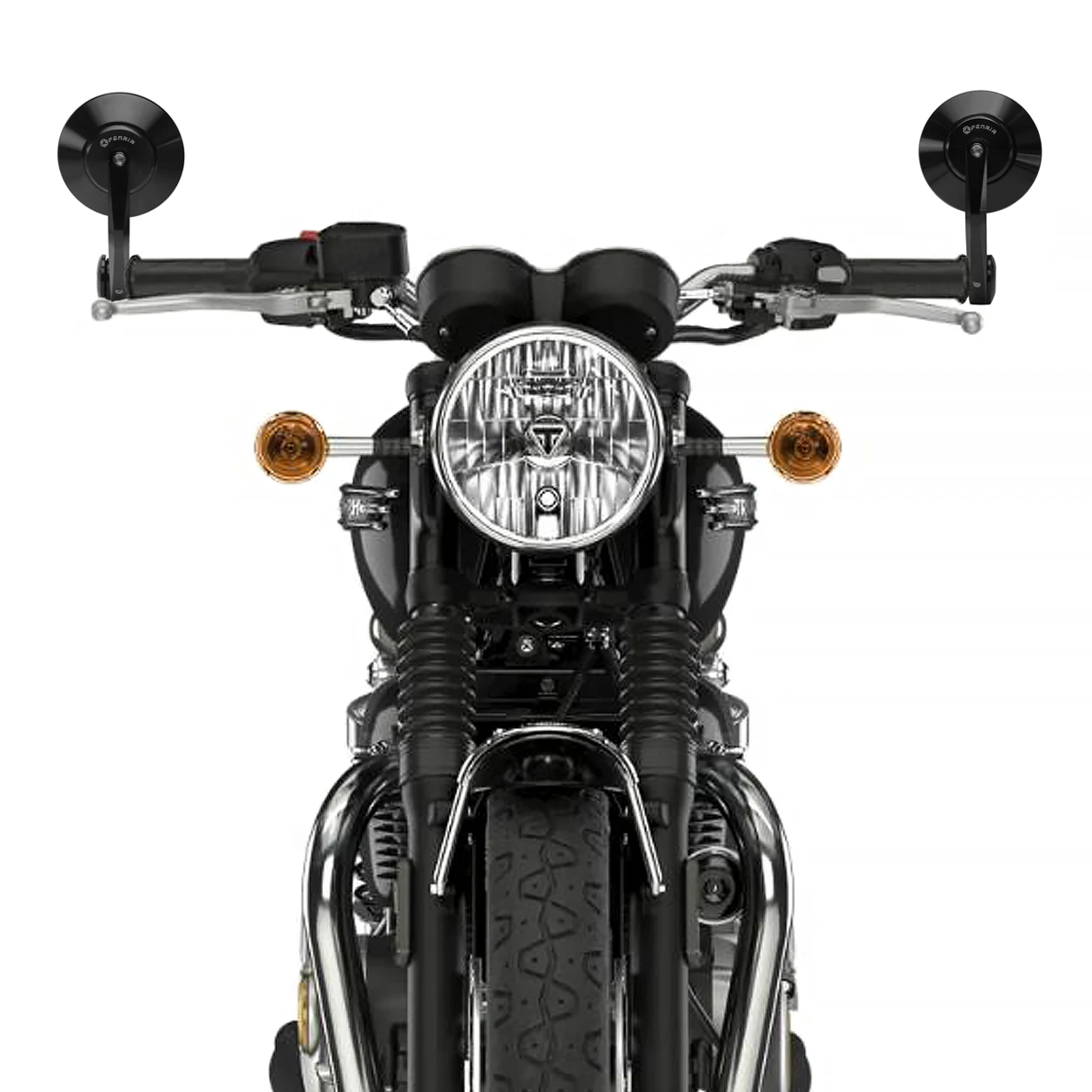 Motorcycle Bar End Mirror for Trident660 Bonneville Bobber T120 T100 Thruxton1200 Street Triple Cup Street Twin Speed Triple
Motorcycle Bar End Mirror for Trident660 Bonneville Bobber T120 T100 Thruxton1200 Street Triple Cup Street Twin Speed Triple