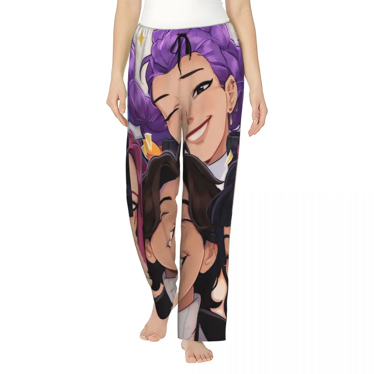 Huntrix Cute Kpop Demon Hunters Pajama Trousers Soft Comfy Pockets Pajamas For Women Vintage Sleepwear Bottoms Home Trousers
Huntrix Cute Kpop Demon Hunters Pajama Trousers Soft Comfy Pockets Pajamas For Women Vintage Sleepwear Bottoms Home Trousers