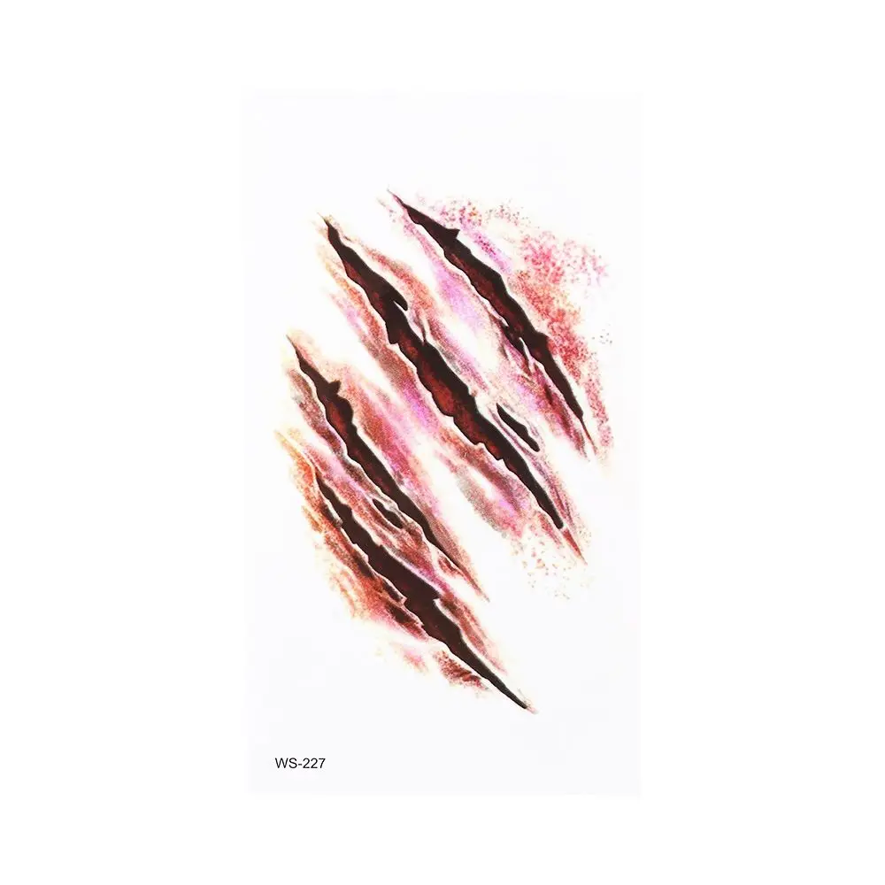 Disposable Horror Wound Skin Decoration Body Art Party Temporary Tattoos Fake Tattoo Halloween Tattoo Stickers Horror Scar
Disposable Horror Wound Skin Decoration Body Art Party Temporary Tattoos Fake Tattoo Halloween Tattoo Stickers Horror Scar