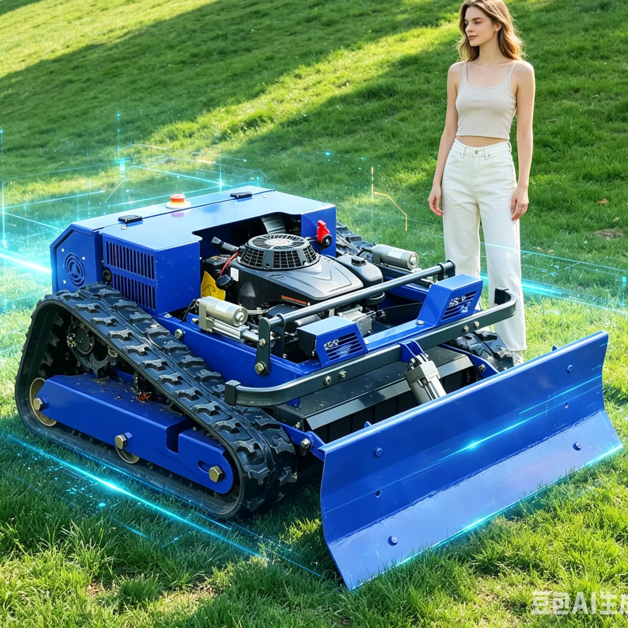 Customized Lawn Mower With Remote Control Handy tool for sloped lawn trimming outdoor garden work
Customized Lawn Mower With Remote Control Handy tool for sloped lawn trimming outdoor garden work