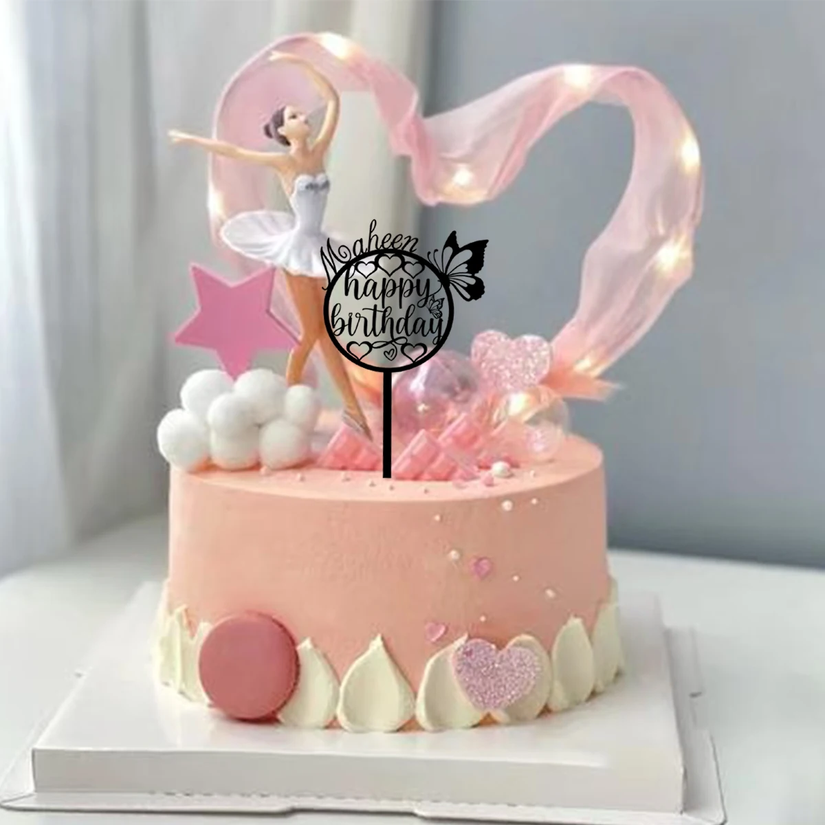 1PC Creative love with butterfly Customized Name Cake Topper Cake Ornaments Birthday Party Cake Decoration
1PC Creative love with butterfly Customized Name Cake Topper Cake Ornaments Birthday Party Cake Decoration
