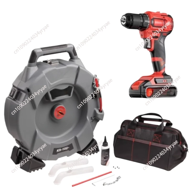 K9-102 + Electric Flexible Shaft Pipe Dredging Machine Sewer Floor Drain Toilet Kitchen
K9-102 + Electric Flexible Shaft Pipe Dredging Machine Sewer Floor Drain Toilet Kitchen