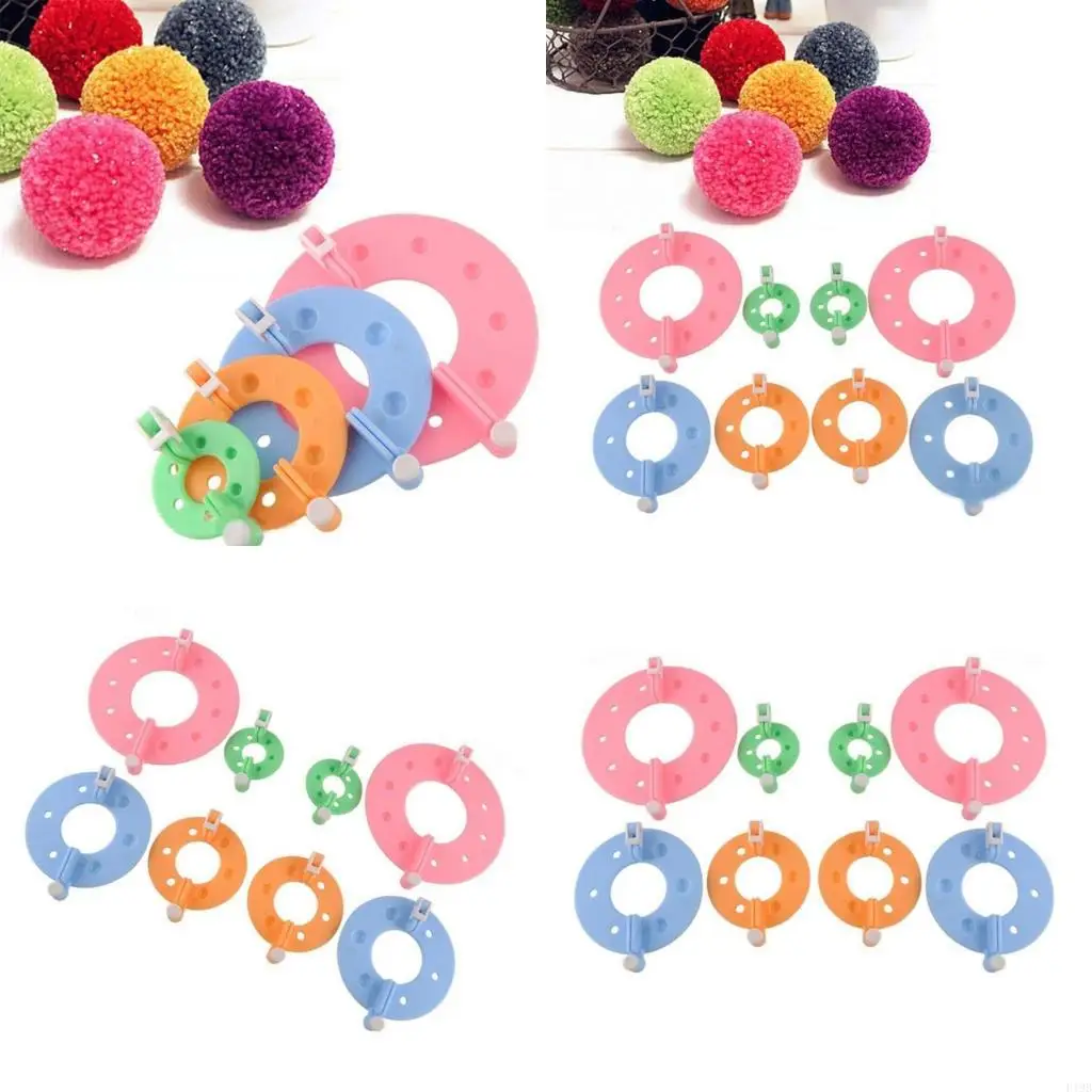 F19B Fluff Balls Bobble Weavers Craft Knitting Wool Tool 4 Sizes Pompoms Makers Easy to Make Pompoms Fluff Ball Weavers Maker
F19B Fluff Balls Bobble Weavers Craft Knitting Wool Tool 4 Sizes Pompoms Makers Easy to Make Pompoms Fluff Ball Weavers Maker