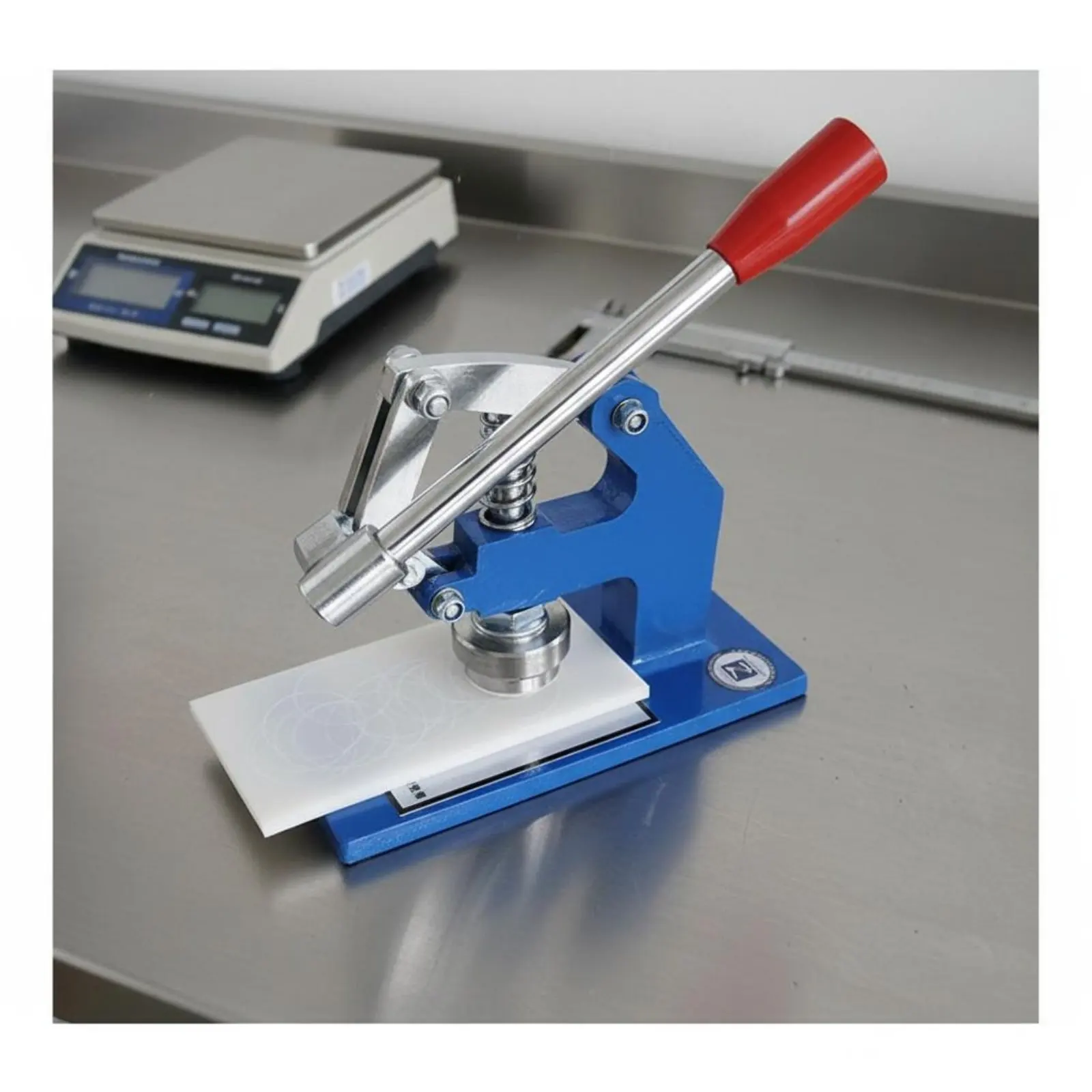 Hand Press Sample Cutter Circular Cut Manual Textile Sample Cutter Testing Equipment Compact Size Industrial Tool
Hand Press Sample Cutter Circular Cut Manual Textile Sample Cutter Testing Equipment Compact Size Industrial Tool