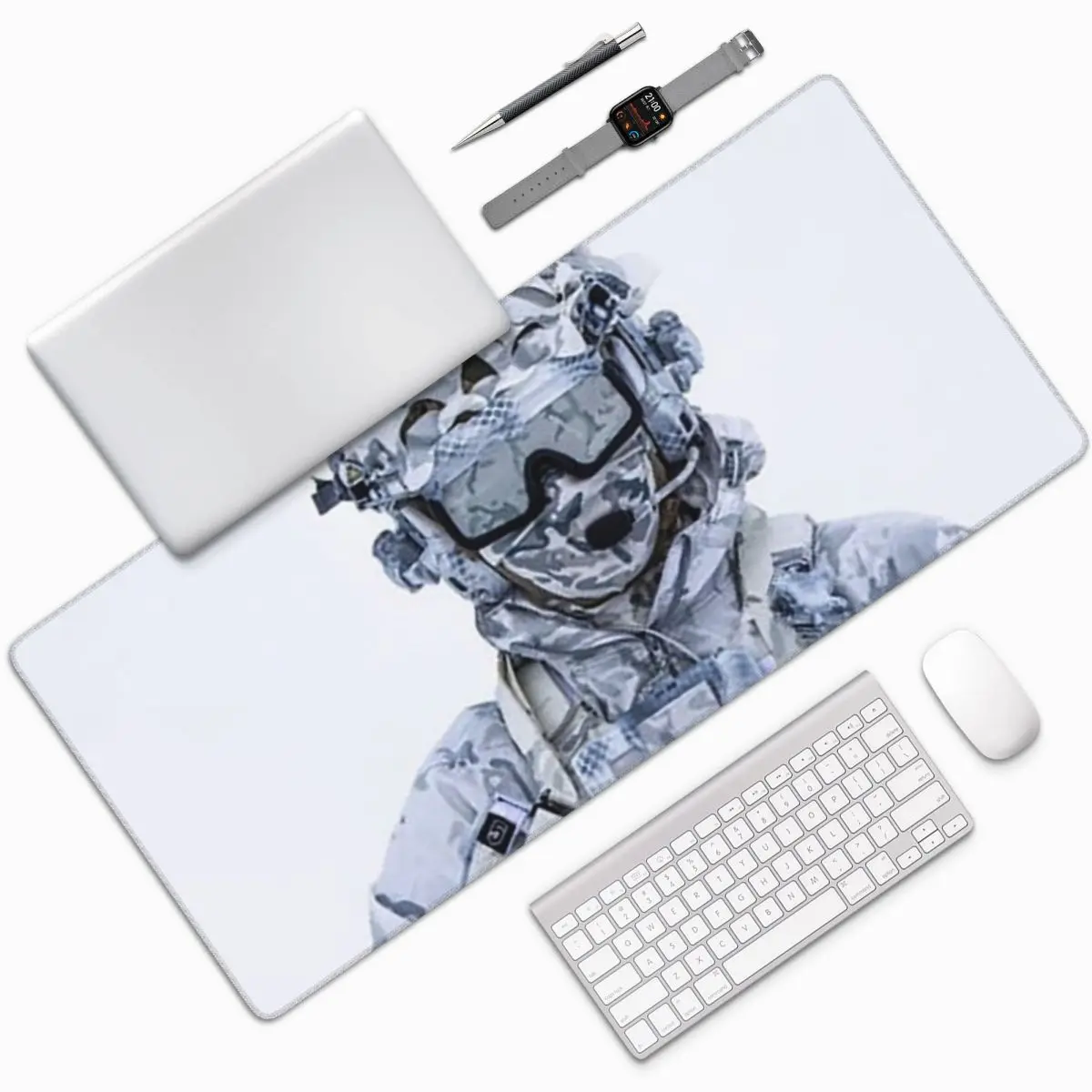 Snowy Special Forces Machine Gun Large Mouse Pad Computer Keyboard Mouse Mat Gamer Laptop Desk Mat Office Accessories Table Mats
Snowy Special Forces Machine Gun Large Mouse Pad Computer Keyboard Mouse Mat Gamer Laptop Desk Mat Office Accessories Table Mats