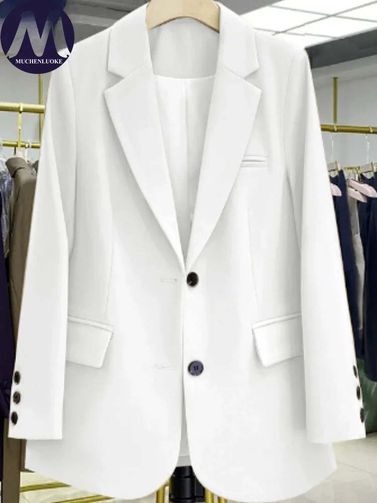 Женский приталенный однобортный блейзер, однотонный, с длинным рукавом, повседневный, в корейском стиле, весна-осень, новинка
Женский приталенный однобортный блейзер, однотонный, с длинным рукавом, повседневный, в корейском стиле, весна-осень, новинка