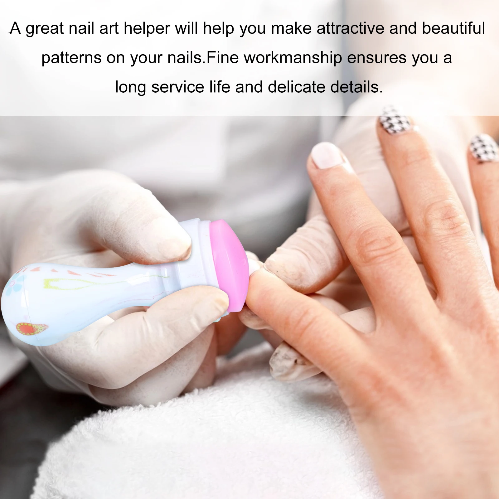 2 Sets Nail Art Stamper Tool Premium Plastic Silicone Manicure Stamping Tools DIY Female Natural Look Nail Supplies Kits
2 Sets Nail Art Stamper Tool Premium Plastic Silicone Manicure Stamping Tools DIY Female Natural Look Nail Supplies Kits