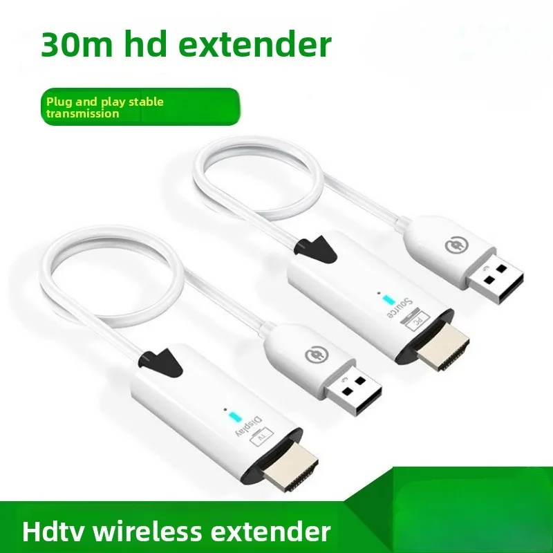 5.8G 30M 1080P Wireless HD Video Audio Transmitter Receiver Display Dongle Wireless Extender AV Adapter for PC Laptop To TV
5.8G 30M 1080P Wireless HD Video Audio Transmitter Receiver Display Dongle Wireless Extender AV Adapter for PC Laptop To TV