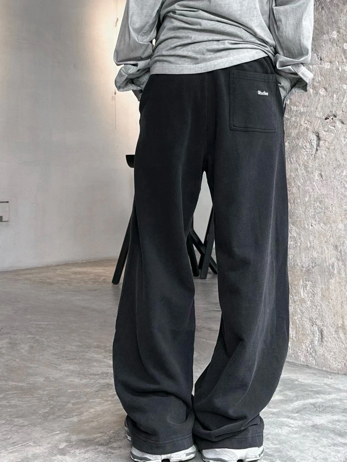 Waed Vintage Straight Leg Pants AC Sle Heavyweight Men Women Loose Fit Casual Trousers Letter Print CleanFit Long Trousers
Waed Vintage Straight Leg Pants AC Sle Heavyweight Men Women Loose Fit Casual Trousers Letter Print CleanFit Long Trousers