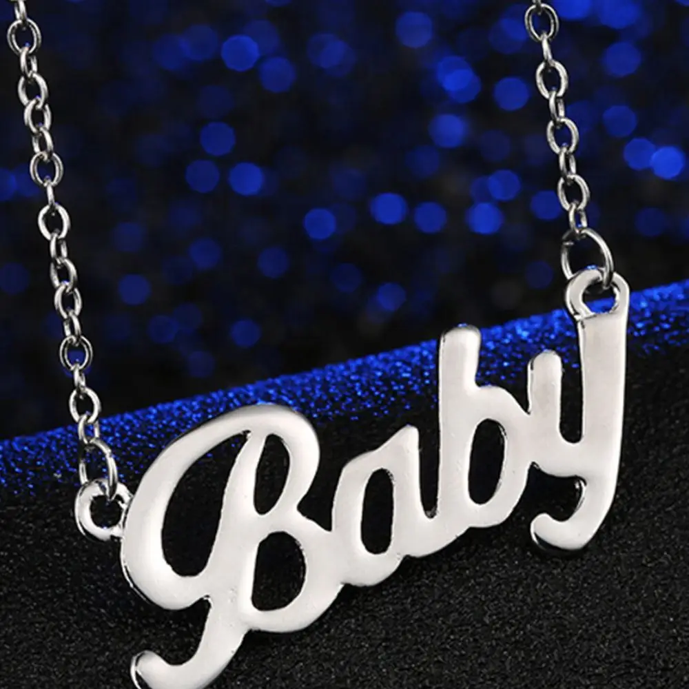 Crystal Paragraph Gift Brand Short American Popular Choker Necklace Letter BABY BABY Necklace
Crystal Paragraph Gift Brand Short American Popular Choker Necklace Letter BABY BABY Necklace