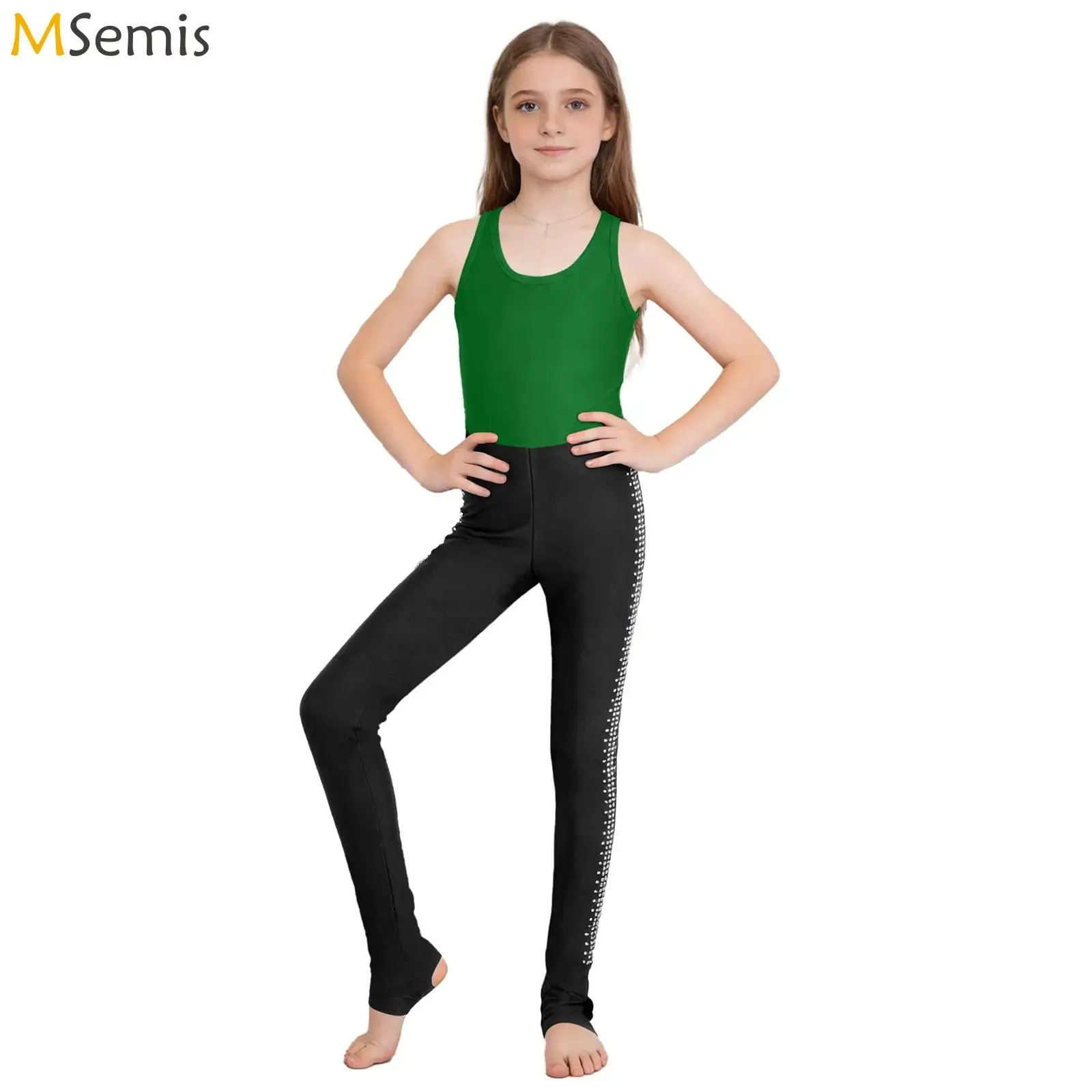 Детский блестящий гимнастический костюм для девочек с стразами, для фигурного катания, балета, танцев, с U-образным вырезом, на бретельках, комбинезон-леотард для выступлений
Детский блестящий гимнастический костюм для девочек с стразами, для фигурного катания, балета, танцев, с U-образным вырезом, на бретельках, комбинезон-леотард для выступлений