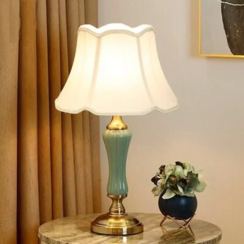 American Ceramic Lamp Bedroom Bedside Lamp Nordic Creative Romantic Warm Living Room Home Lamp
American Ceramic Lamp Bedroom Bedside Lamp Nordic Creative Romantic Warm Living Room Home Lamp