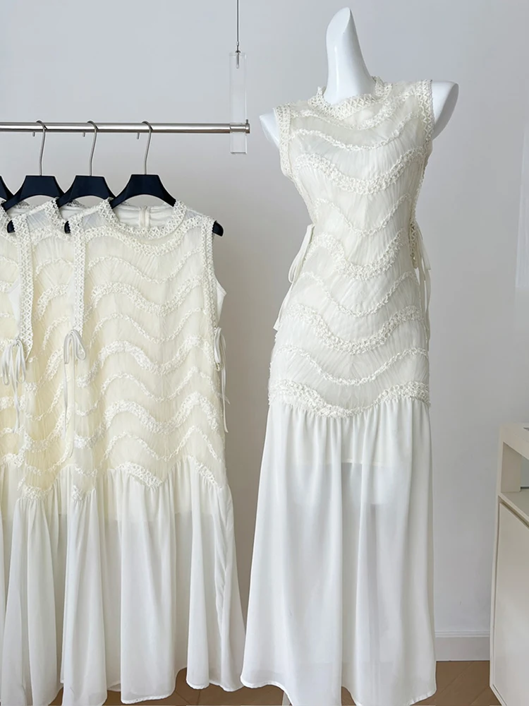 Womens Summer Wedding Guest Formal Dresses Cocktail Round Neck Swing Dress Cute A Line Homecoming Dress Drawstring Long Dress
Womens Summer Wedding Guest Formal Dresses Cocktail Round Neck Swing Dress Cute A Line Homecoming Dress Drawstring Long Dress
