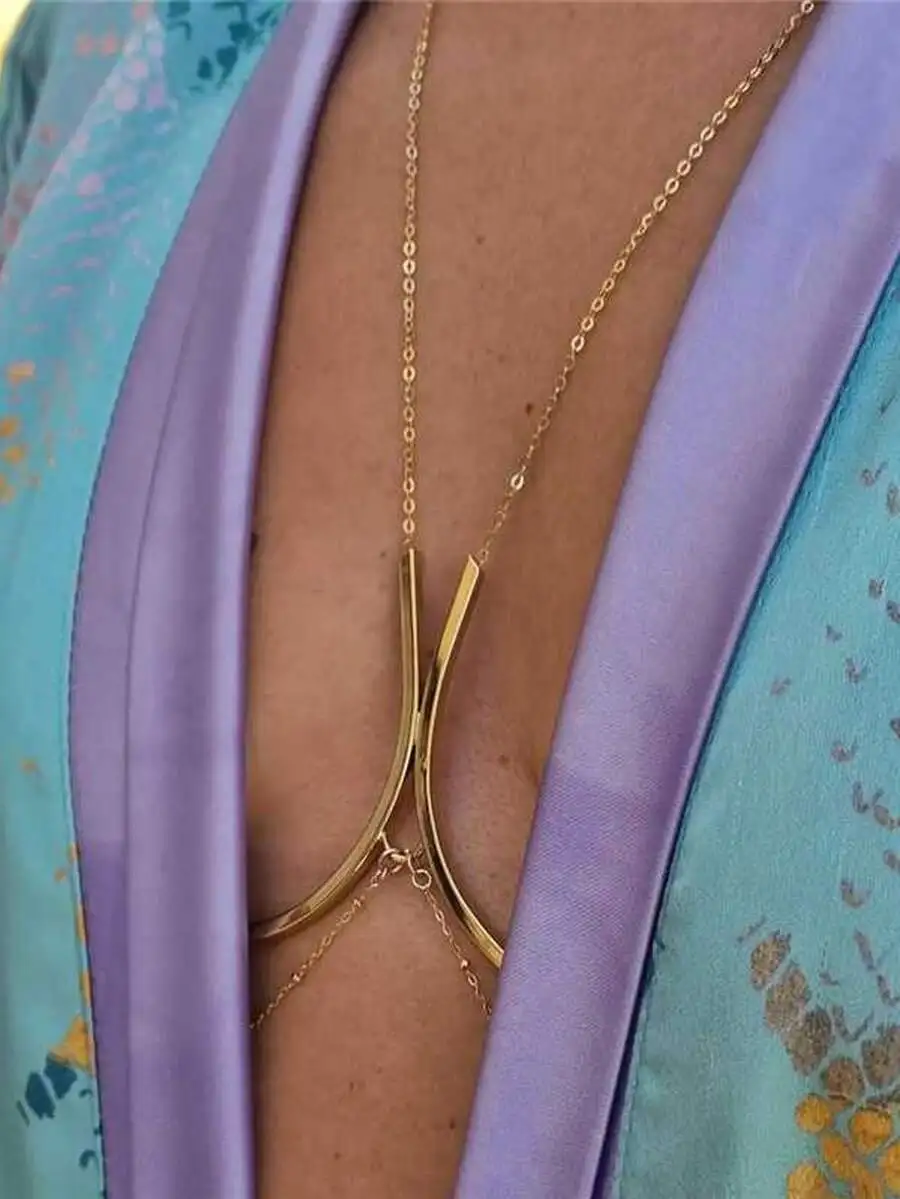 Luxury Gold Body Chain For Women Bikini Layering Festival Rave Beach Party Summer Minimalist Accessory Wear
Luxury Gold Body Chain For Women Bikini Layering Festival Rave Beach Party Summer Minimalist Accessory Wear