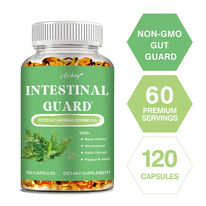 Intestinal Guard Capsules - Helps Maintain Intestinal Health, Relieve Abdominal Discomfort and Indigestion, Non-GMO
Intestinal Guard Capsules - Helps Maintain Intestinal Health, Relieve Abdominal Discomfort and Indigestion, Non-GMO