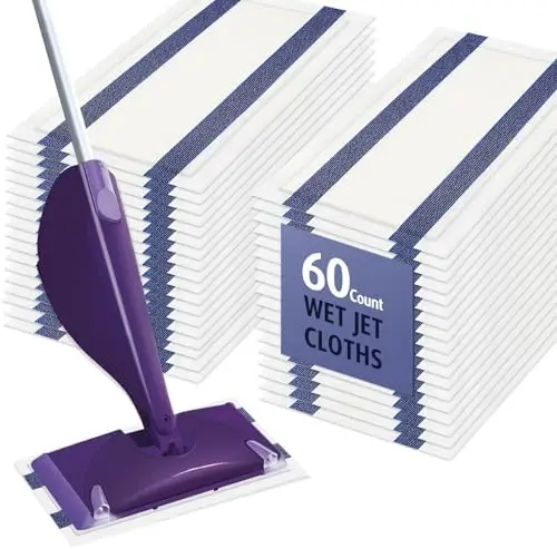 AIR U+ Disposable Mop Pads for Swiffer WetJet – 60 Thick Absorbent Refill Pads
AIR U+ Disposable Mop Pads for Swiffer WetJet – 60 Thick Absorbent Refill Pads